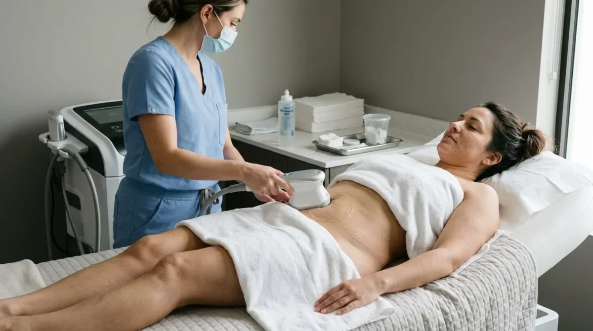 Fala radiowa EXION na brzuch i uda – jak działa modelowanie sylwetki?